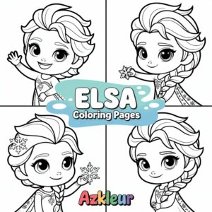 Elsa Kleurplaten