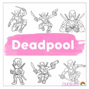 Deadpool Kleurplaat